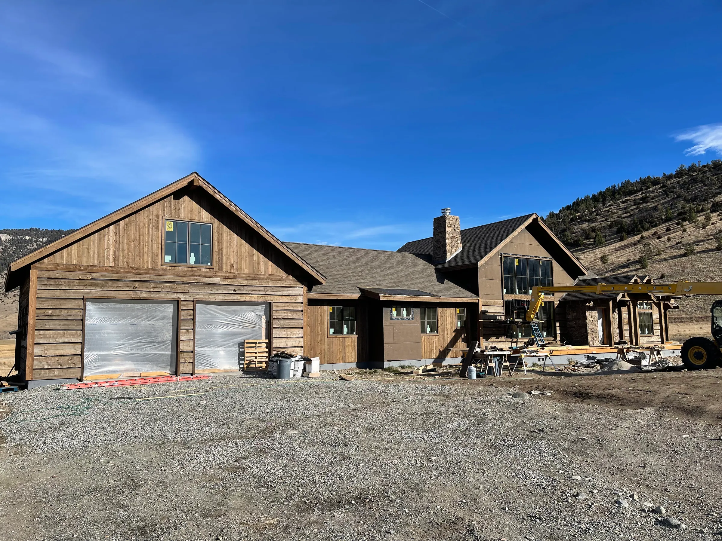 Custom home front elevation